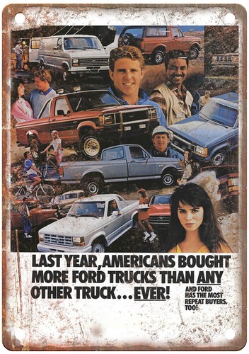 Insegna vintage 1989 ford - 1989,