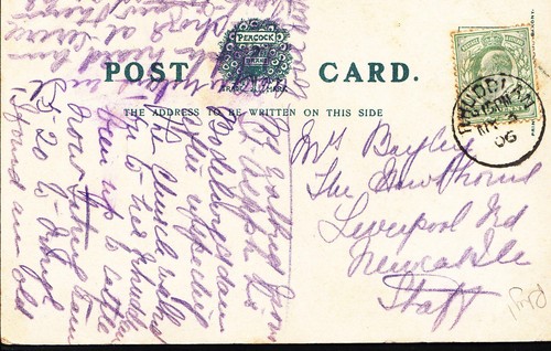 Genealogy postcard bayley - genealogy, postcard:
